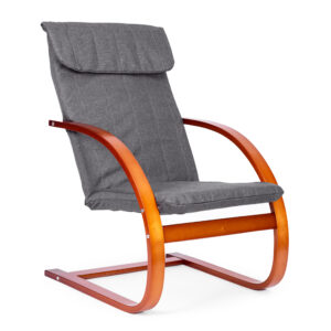 Finnish Rocking Chair with Footrest Recliner for Living Room ModernHome - Image 6