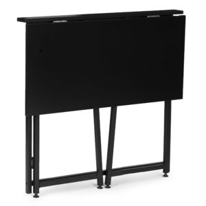 Folding computer desk 80x45 cm laptop table black ModernHome - Image 6