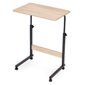 Mobile laptop table – side desk for armchair in light oak color, ModernHomedąb ModernHome - Image 6