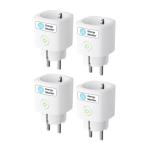 MEROSS MSS315CFH-EU Smart Plug with Energy Monitoring Matter Set of 4