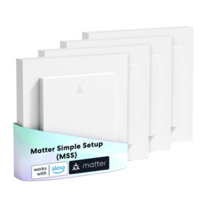 MEROSS MRS105MA-EU Smart Wi-Fi Matter Roller Shade Switch 4-Pack