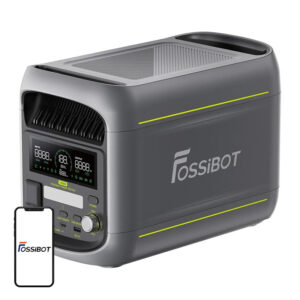 FOSSIBOT F1800 1800W Charging Station pilkos spalvos