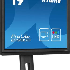 iiyama ProLite B1980S-B1 kompiuterio monitorius 48,3 cm (19") 1280 x 1024 pikseliai VGA LED Juoda