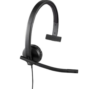 Logitech 981-000571 Ausinės be mikrofono ir ausinės su mikrofonu Laisvų rankų įranga Vielinis Su lankeliu Biuras / skambučių centras USB A tipo Juoda - Image 2