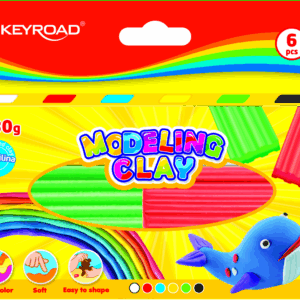 Plastilinas Keyroad, 6 spalvų