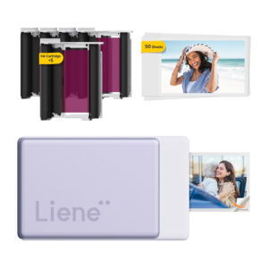 LIENE Pearl N200 Pro 2x3" Portable Photo Printer violetinės spalvos