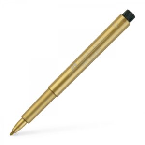 Rašiklis piešimui Faber-Castell PITT Artist Pen, 1.5mm, #250 Gold