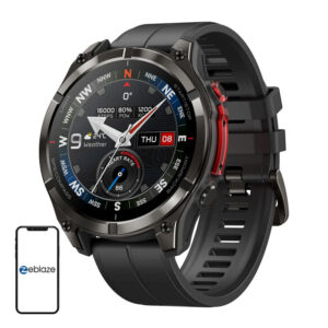 Zeblaze Stratos 4 Pro Smartwatch juodos spalvos