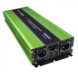 Qoltec Monolith maitinimo adapteris / inverteris Automatinis 5000 W Žalia - Image 2