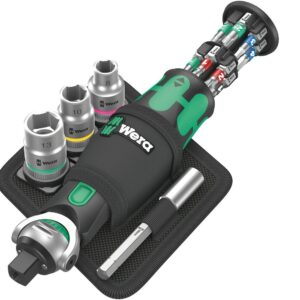 Wera 05004281001 Terkšlinis veržliaraktis 18 vnt Juoda, Žalia