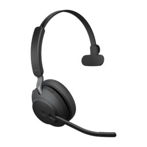 Jabra Evolve2 65 Laisvų rankų įranga Bevielis Su lankeliu Biuras / skambučių centras USB A tipo Bluetooth Įkrovimo stovas - Image 3
