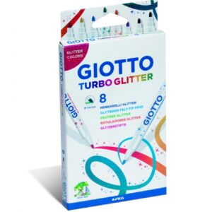 Flomasteriai Fila Giotto Turbo Glitter, 8 sp. - Image 4