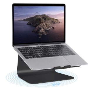 Rain Design mStand360 - drehbarer Aluminium Stand für MacBooks Notebooks bis 15 zoll Nešiojamojo kompiuterio stovas Juoda 38,1 cm (15") - Image 2