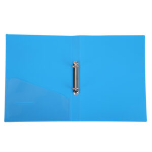 Plastikinis žiedinis segtuvas DELI Rio A4/2,8cm 2 žiedų, įvairių spalvų - Image 3