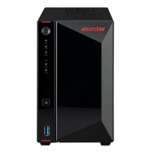 Asustor AS5402T NAS ir duomenų saugojimo serveris „Intel® Celeron®“ N5105 4 GB DDR4 0 TB ADM Juoda