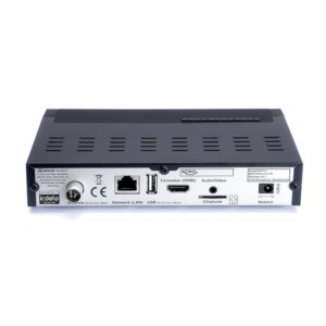 Xoro HRT 8770 Twin Kabelis, Ethernet (RJ-45), Palydovinė 4K Ultra HD Juoda