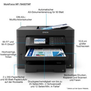 Epson WorkForce Pro WF-7840DTWF Rašalinis A3 4800 x 2400 DPI „Wi-Fi“ - Image 3