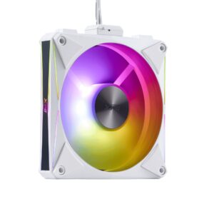 XPG HURRICANE MAG Kompiuterio korpusui Ventiliatorius 12 cm Balta 4 vnt - Image 3