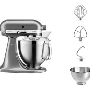 KitchenAid ARTISAN 5KSM185PS Pastatomas plaktuvas 300 W Sidabras - Image 2