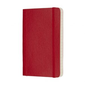 *Užrašų knygutė Moleskine Classic 9x14cm, linijomis, minkštu viršeliu, raudonos spalvos - Image 2