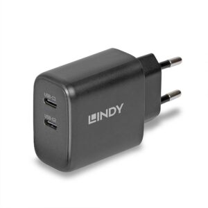 Lindy 73438 mobiliojo įrenginio kroviklis Universalus Juoda AC Spartusis įkrovimas Vidaus - Image 1