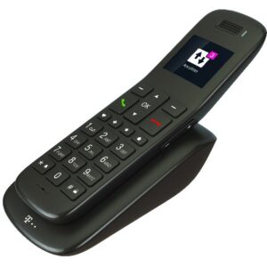 Telekom Speedphone 32 DECT telefonas Skambintojo ID Juoda - Image 1