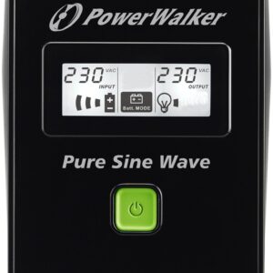 PowerWalker VI 600 SW FR nepertraukiamo maitinimo resursai (UPS) „Line-Interactive“ 0,6 kVA 360 W 2 AC išvestis(ys / čių) - Image 2