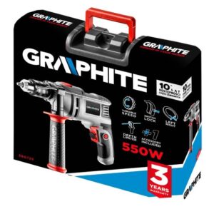 Graphite 58G725 grąžtas 3000 RPM Klavišas Pilka - Image 2