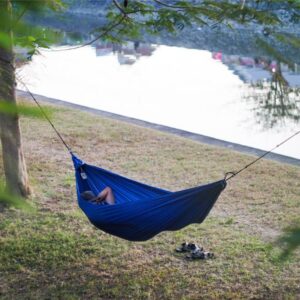 Ticket To The Moon TRAVEL HAMMOCK - Compact Pakabinamas hamakas 2 žmogus (žmon.) Nailonas Žalia - Image 2