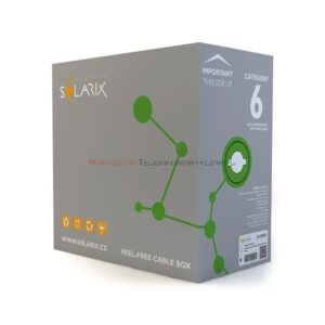Solarix CAT6 UTP PVC Eca instaliacinis kabelis 305 m - Image 2