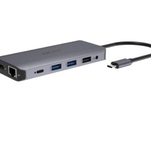 Acer 12-in-1 Type-C Dongle Vielinis USB 3.2 Gen 1 (3.1 Gen 1) Type-C Sidabras - Image 2