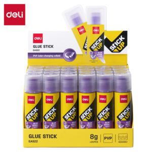 Klijai Deli 8g violetinės spalvos