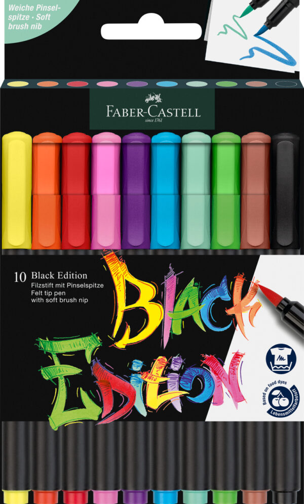 116451_Felt tip pen Black Edition set 10x