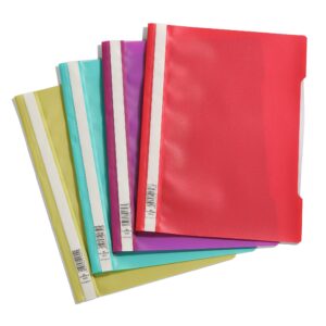 Plastikinis segtuvėlis Durable A4, skaidriu viršeliu, su įsegėle, oranžinės spalvos - Image 4