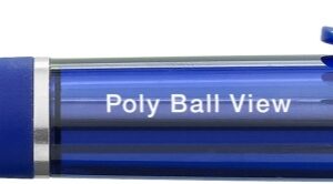 Automatinis tušinukas Faber-Castell PolyBall View, mėlynos spalvos - Image 2