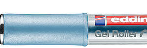 Gelinis rašiklis Edding Gel Roller 2185, 0.7mm, šviesiai mėlynos metallic spalvos