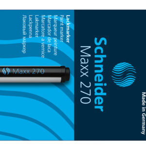 Žymeklis Schneider Paint Marker Maxx 270, 1-3mm, su aliejiniu tušu, sidabrinės spalvos - Image 3