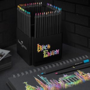 Spalvoti pieštukai Faber-Castell Black Edition, 50 spalvų - Image 4
