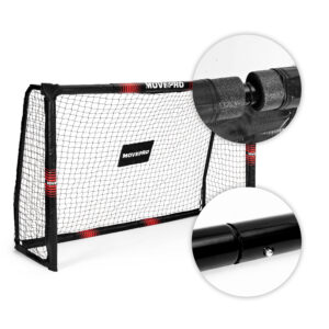 Futbolo vartai su tinklu 300x200x120 cm MOVEPRO - Image 7