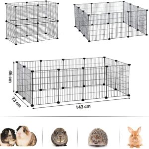 Modulinis aptvaras smulkiems gyvūnams – žiurkėnams, jūrų kiaulytėms, graužikams, juodas - Image 7