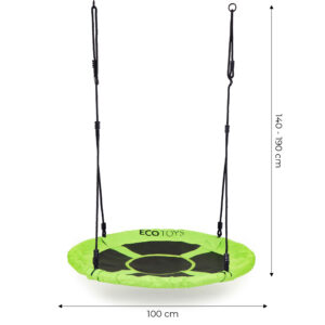 Sodo sūpynės, 100 cm, žalios ECOTOYS - Image 7