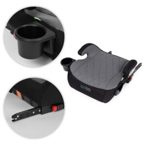 ISOFIX Car Booster Seat for Children i-SIZE Height 125-150 cm Cup Holder ECOTOYS - Image 7