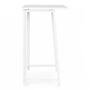 Foldable Computer Desk 80x45 cm Laptop Table White ModernHome - Image 7