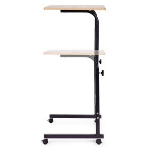 Mobile laptop table – side desk for armchair in light oak color, ModernHomedąb ModernHome - Image 7