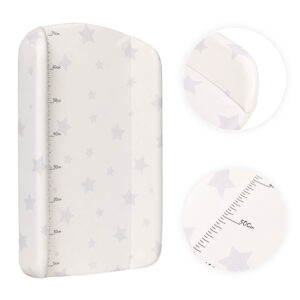 Rigid contoured changing mat topper 85x50 cm for crib and dresser stars ECOTOYS - Image 7