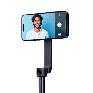 3MK HARDY MagSelfie Stick asmenukių lazda Išmanusis telefonas Juoda