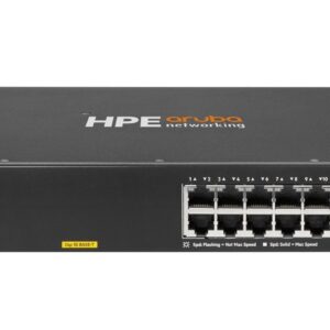 HPE Aruba Networking CX 6000 24G Class4 PoE 4SFP 370W Switch Valdomas L3 Gigabit Ethernet (10/100/1000) Maitinimas per Eternetą (PoE) 1U