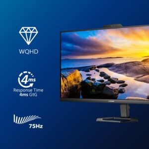 Philips 5000 series 27E1N5600HE/00 kompiuterio monitorius 68,6 cm (27") 2560 x 1440 pikseliai Quad HD LCD Juoda - Image 2