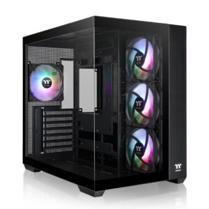 Thermaltake View 380 TG ARGB „Midi Tower“ Juoda - Image 1
