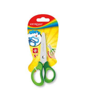 Vaikiškos žirklės 13cm, minkštos, ergonomiškos rankenos - Image 2